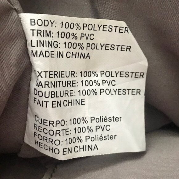 ANNE KLEIN ALLY Y2K LARGE RED NYLON TOTE BAG WEEKENDER WITH WRISTLET MAKEUP BAG - Picture 15 of 16